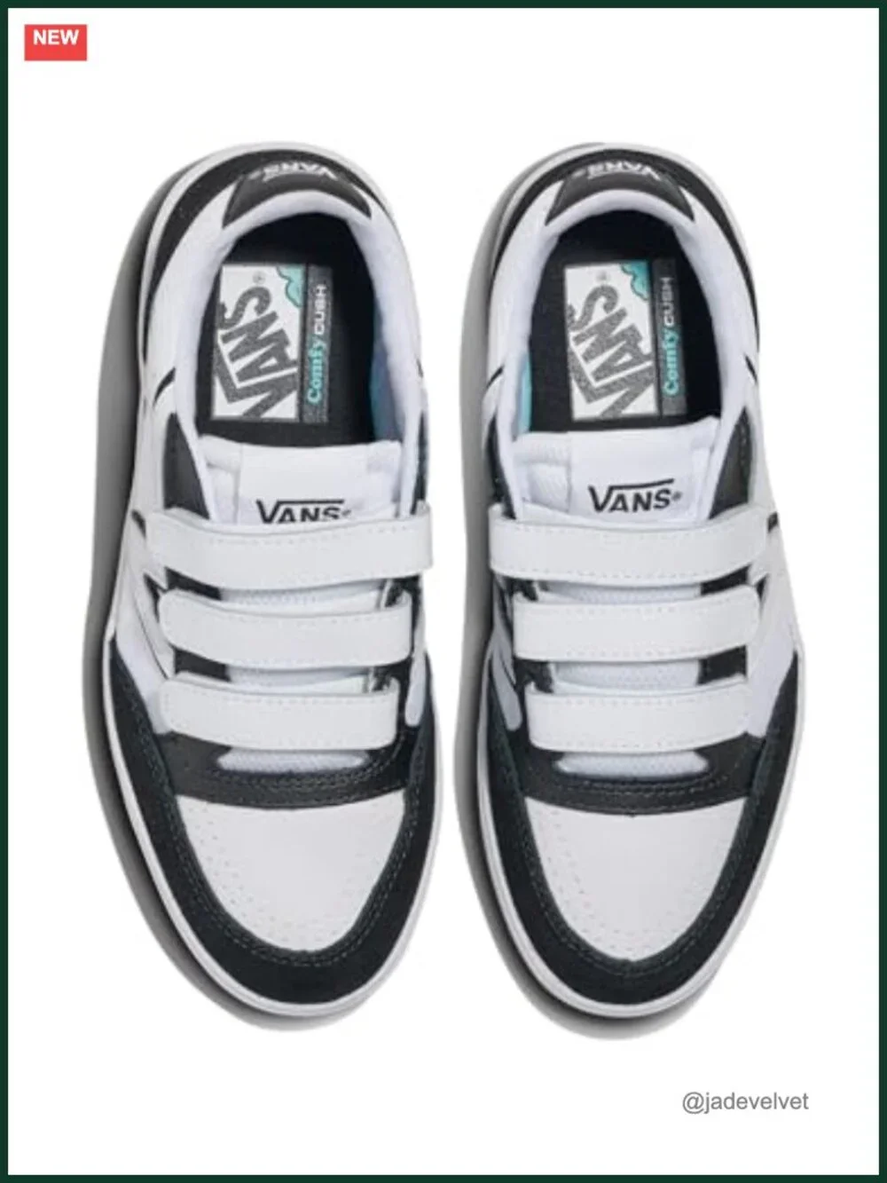 Vans Lowland CC V Shoe - '80s Retro Strap Sneakers with ComfyCush Soles
